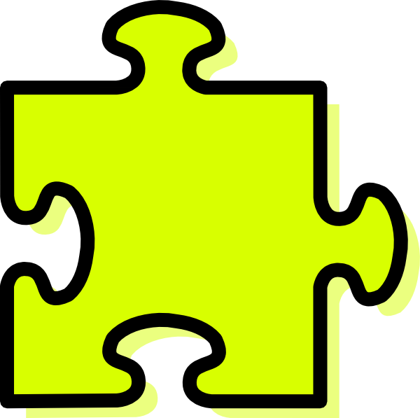 Puzzle clipart shape.