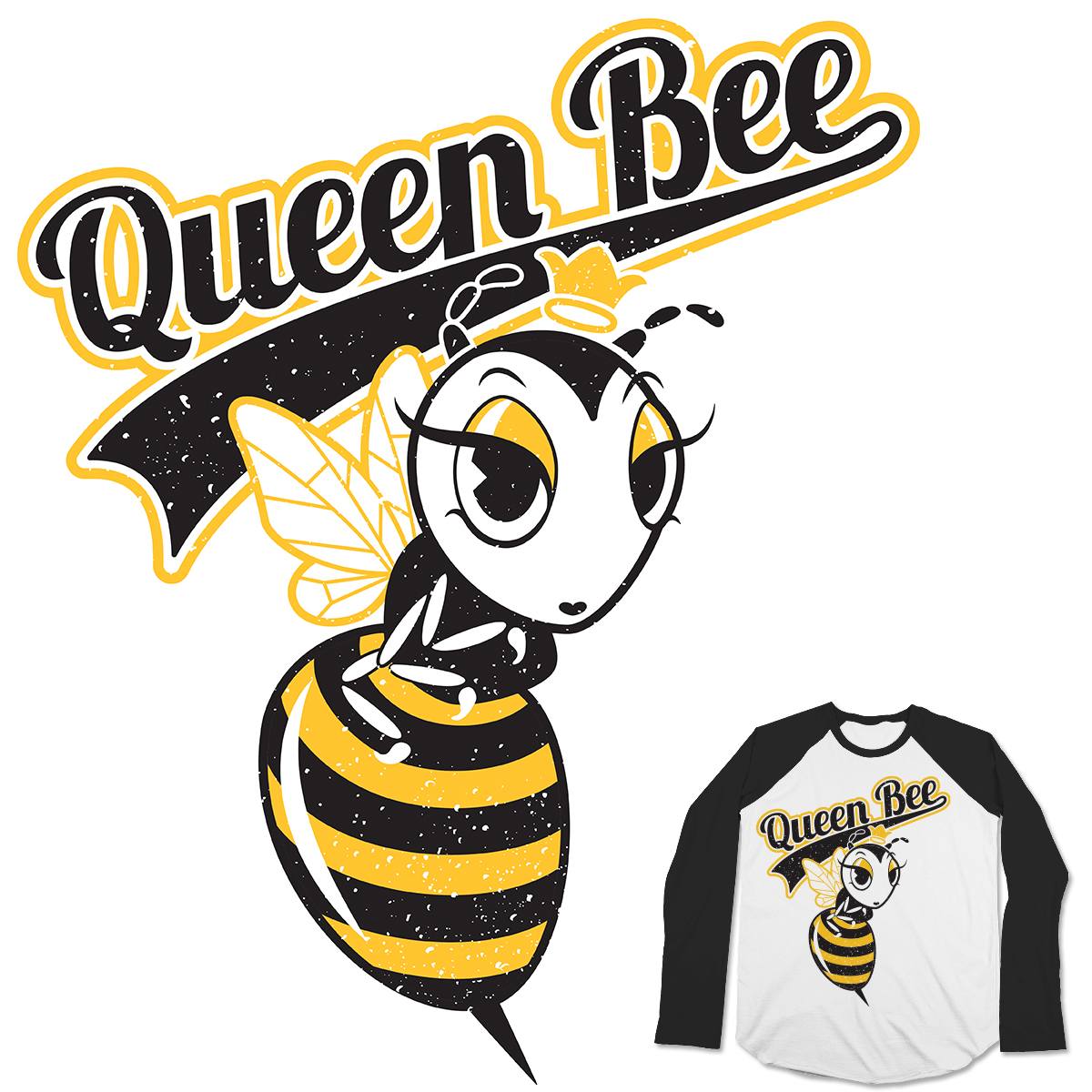 queen clipart bee