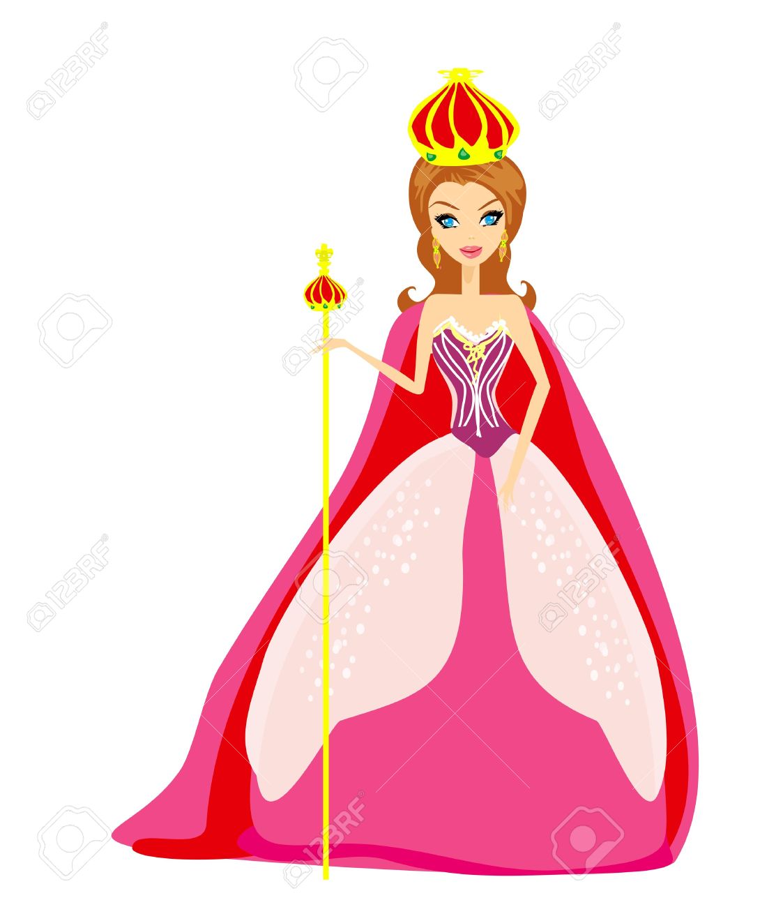 Queen crown illustration.