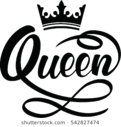 queens crown clipart calligraphy