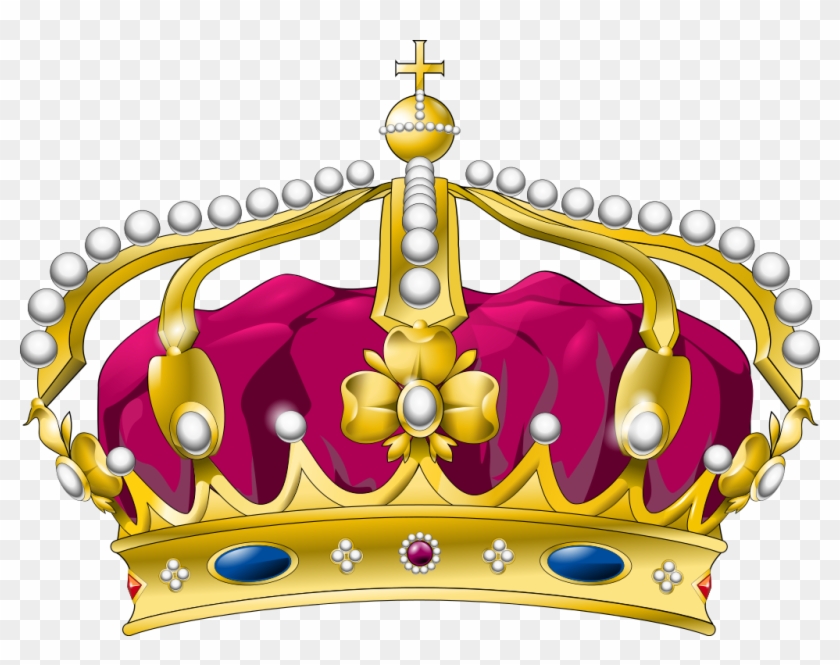 Royal crown curved.