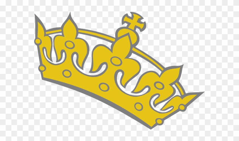 Crown clipart tilted.