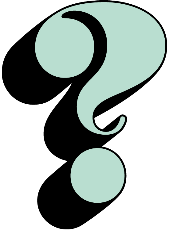 Image result for cool question mark font