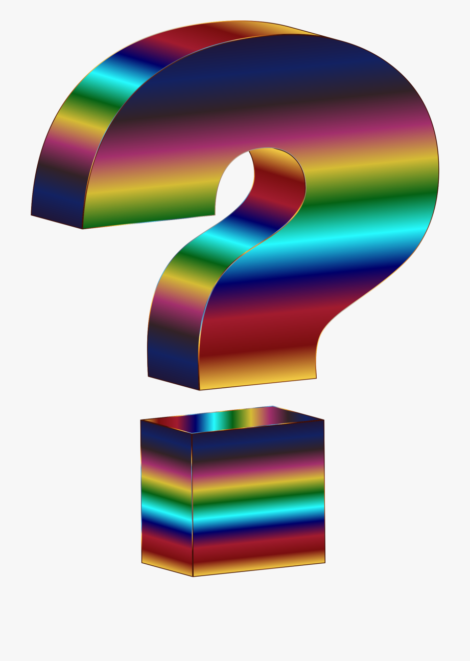 Rainbow Clipart Question Mark