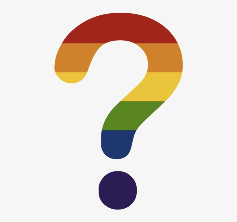 Rainbow questionmark rainbow.