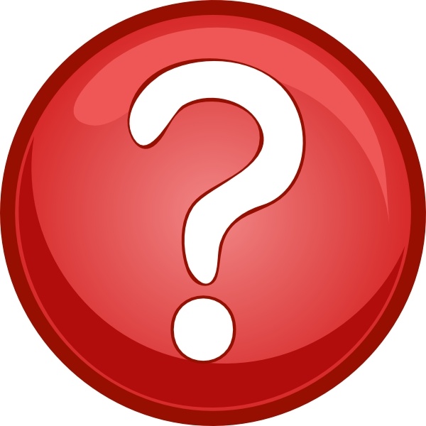 Red Question Mark Circle clip art Free vector in Open office