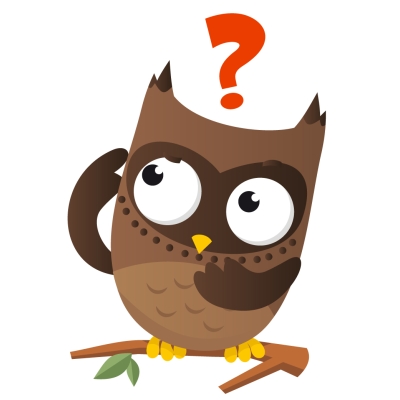 questions clipart owl