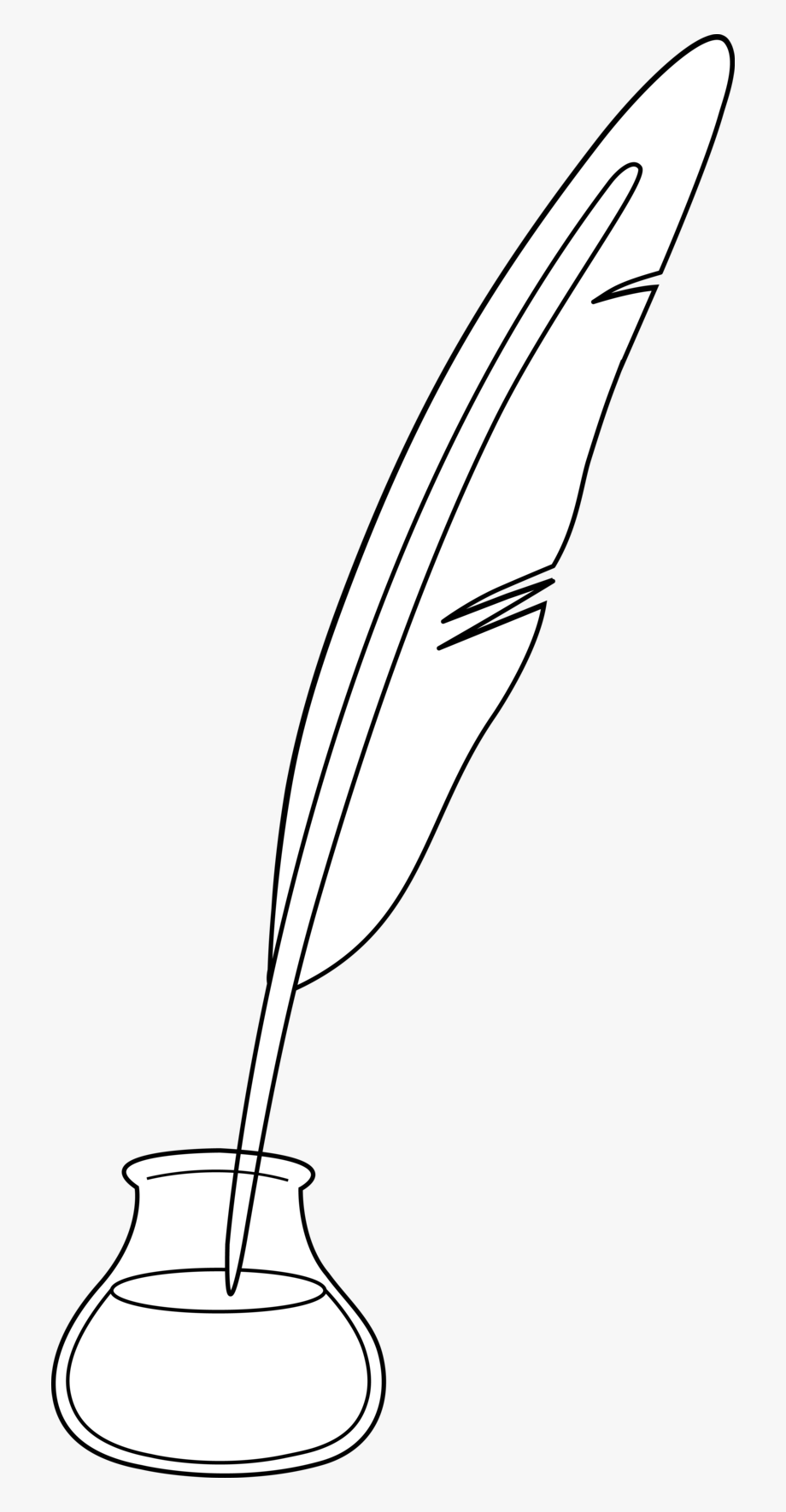 Quill Pen Clip Art Black And