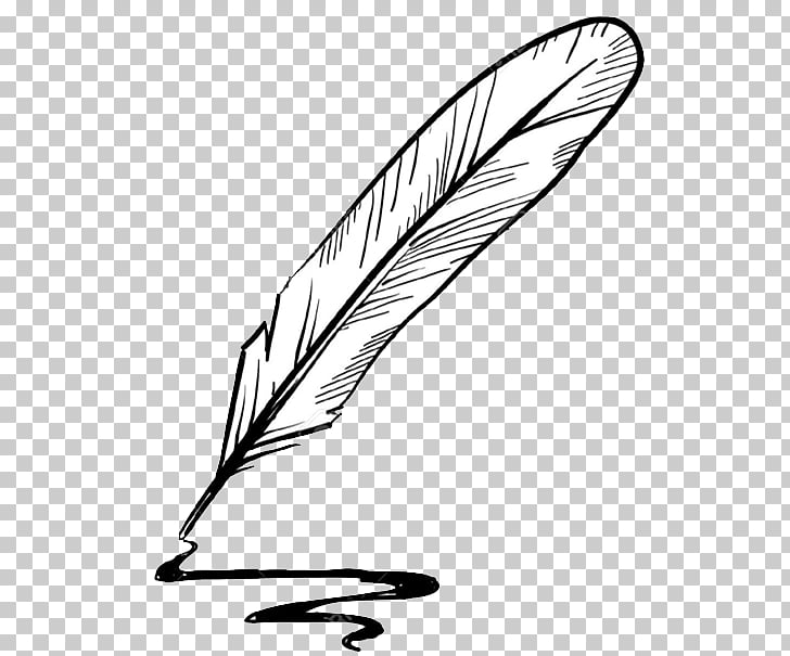 Paper Quill Drawing Inkwell, pen PNG clipart