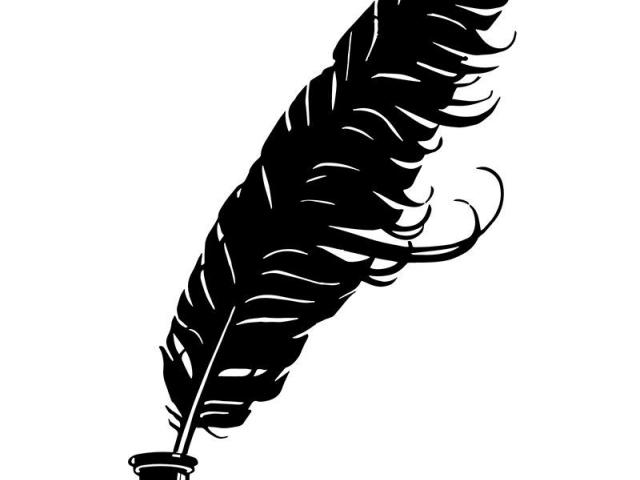 quill clipart fancy