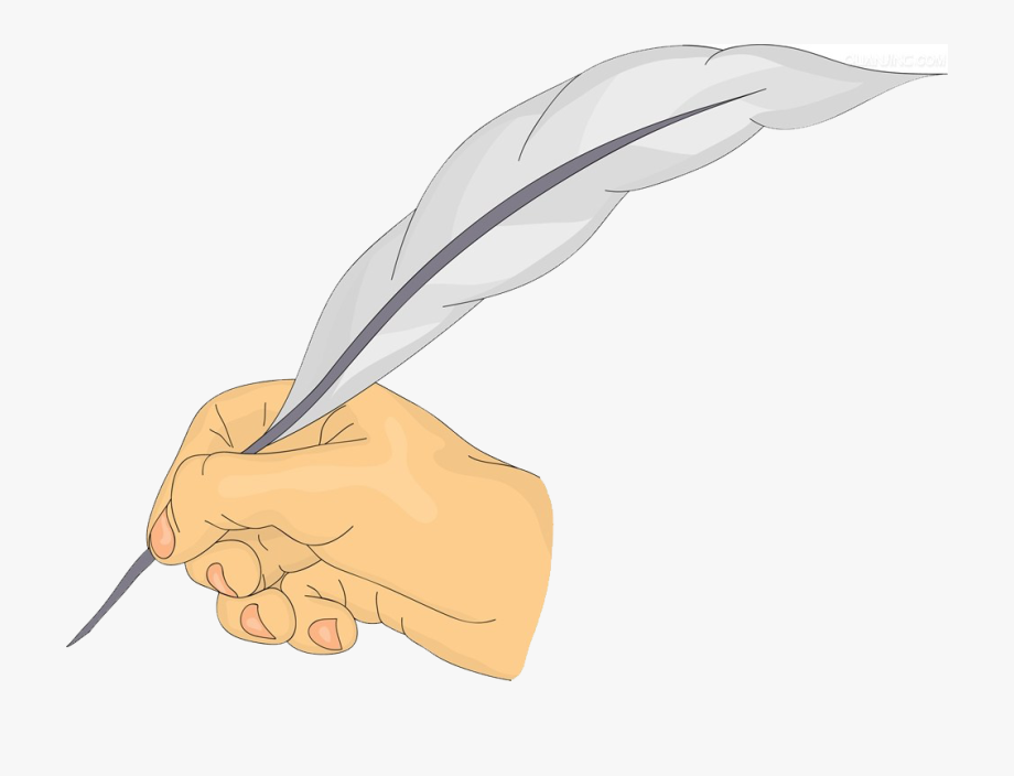 quill clipart hand writing