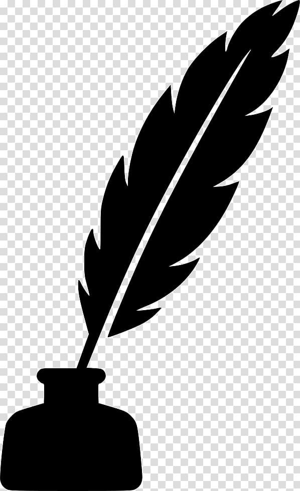 Paper quill inkwell.