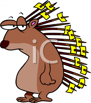 Clipart porcupine with.
