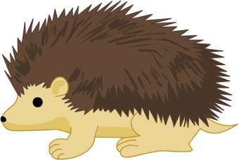 Free cute porcupine.