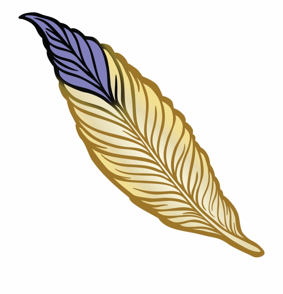 Tribal tattoos feather.