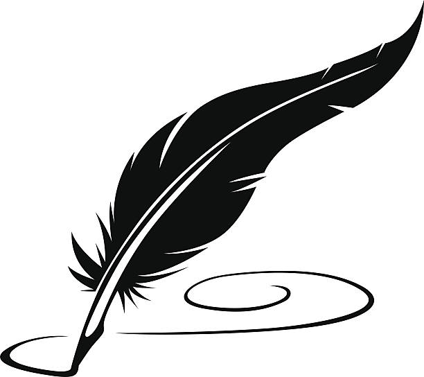 Writing quill clipart.