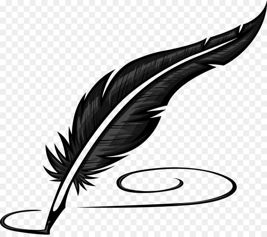 Writing quill clipart.