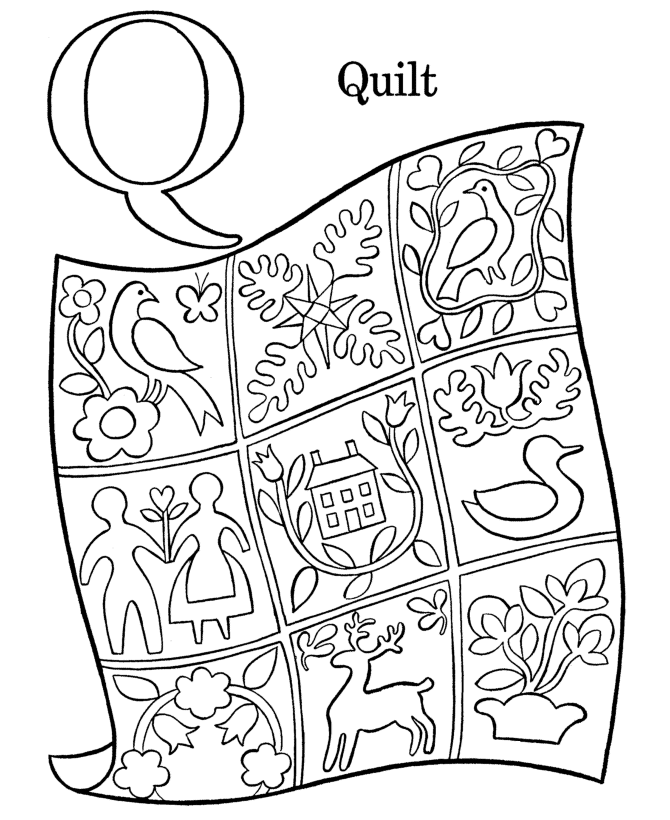 Free Quilt Pattern Coloring Pages, Download Free Clip Art