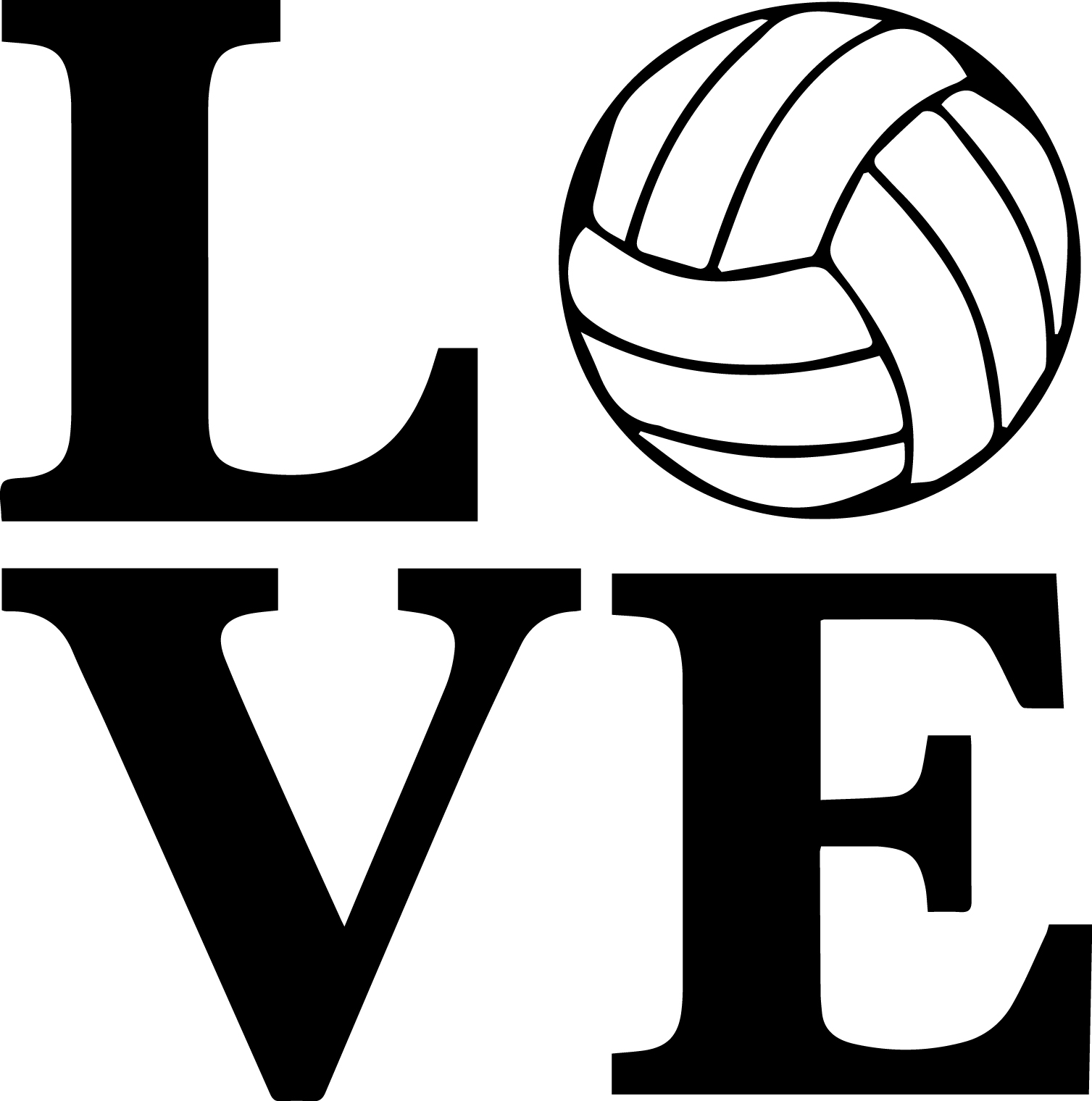 Free love volleyball.