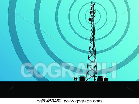 radio station clipart cell phone tower