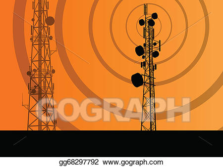 radio station clipart telephone tower