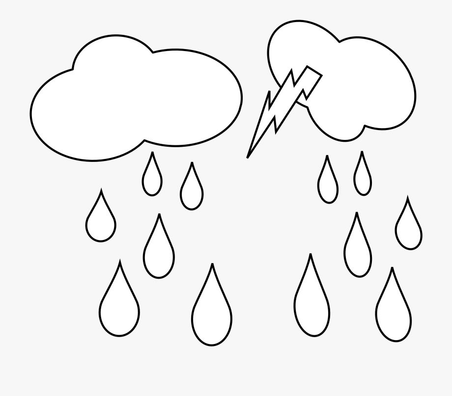Clip Art Library Black And White Clouds Clipart