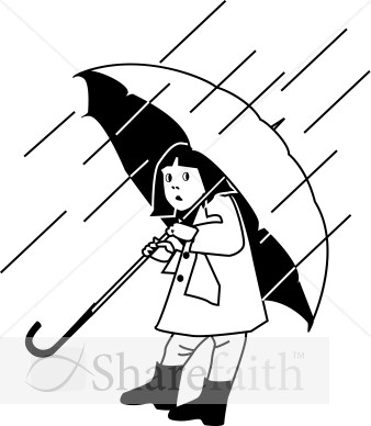 Child With Umbrella