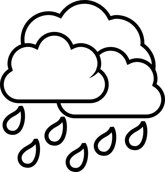 Weather clipart black.