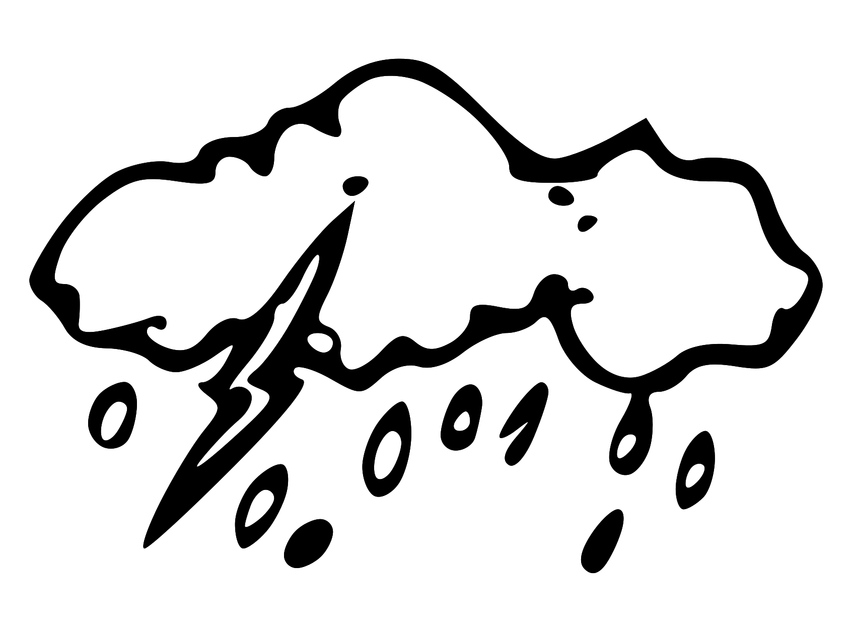 Free Storm Clipart Black And White, Download Free Clip Art