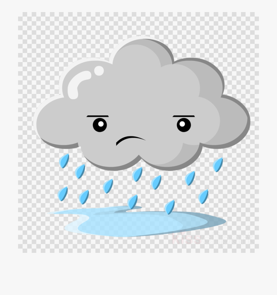 Rain Cloud Clipart Cartoon