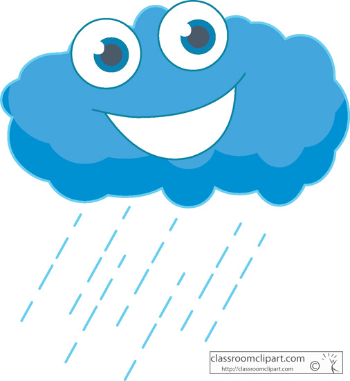 Happy rain cloud clipart clipartxtras