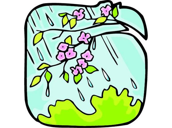 rain clipart spring