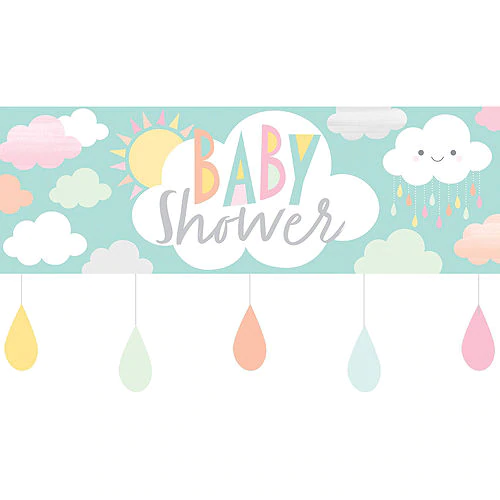 Happy Clouds Baby Shower Party Supplies
