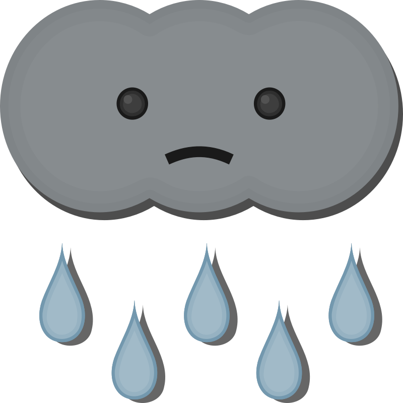 Clouds clipart grey.