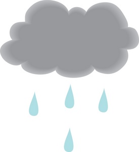 Clipart illustration rain.