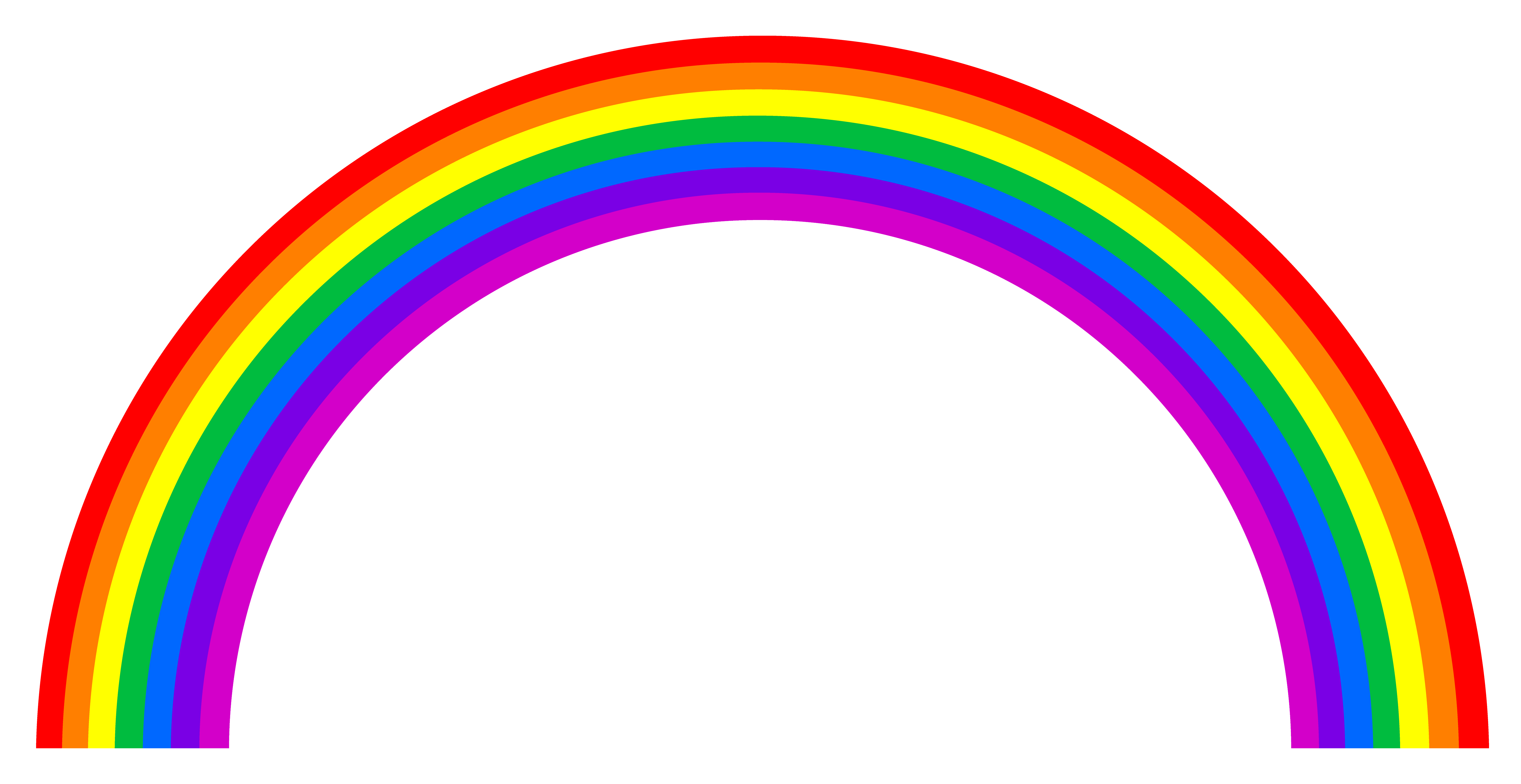 Free rainbow cartoon.