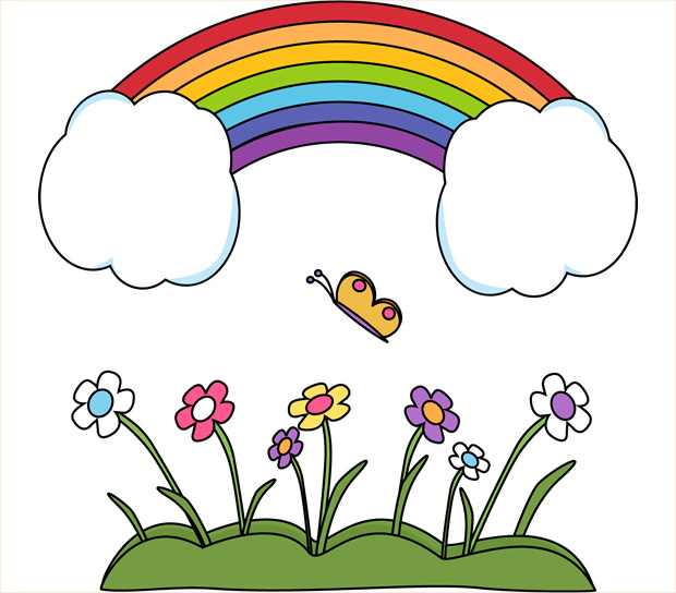 Collection scenery clipart.