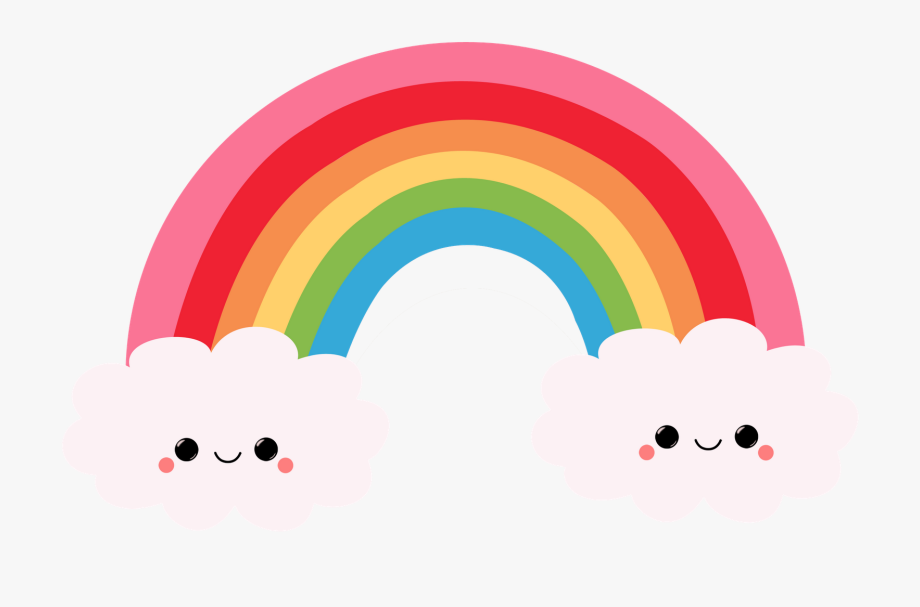 Rainbow clipart tumblr.