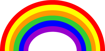 Rainbow Clip Art In Color