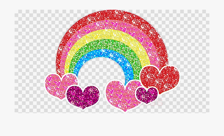Rainbow Clipart Glitter