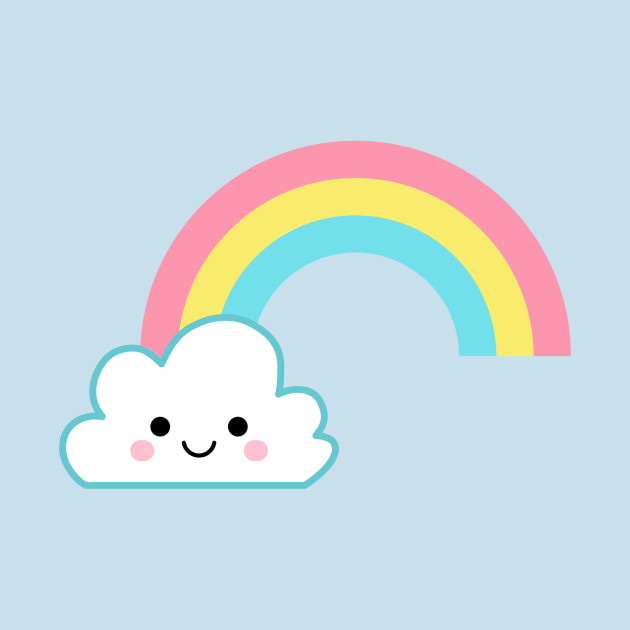 Kawaii rainbow clipart images gallery for free download