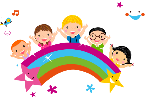 Rainbow clipart for kids
