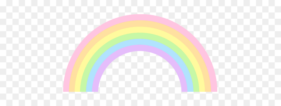 rainbow clipart pastel color