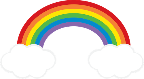 Rainbow Cloud clipart FREEBIE from GO Designs at