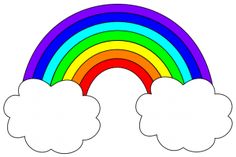 rainbow clipart simple