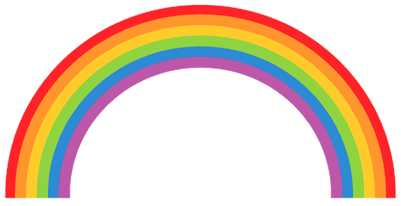 Free Black And White Rainbow Clipart, Download Free Clip Art