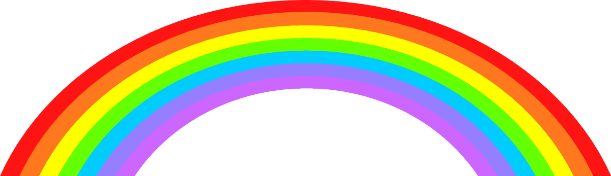 rainbow clipart vector