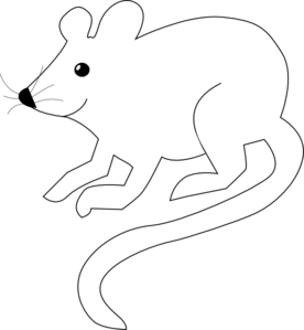 Rat Clipart Black And White