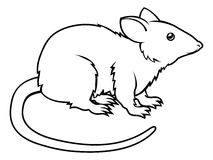 Free Rat Clipart Black And White, Download Free Clip Art