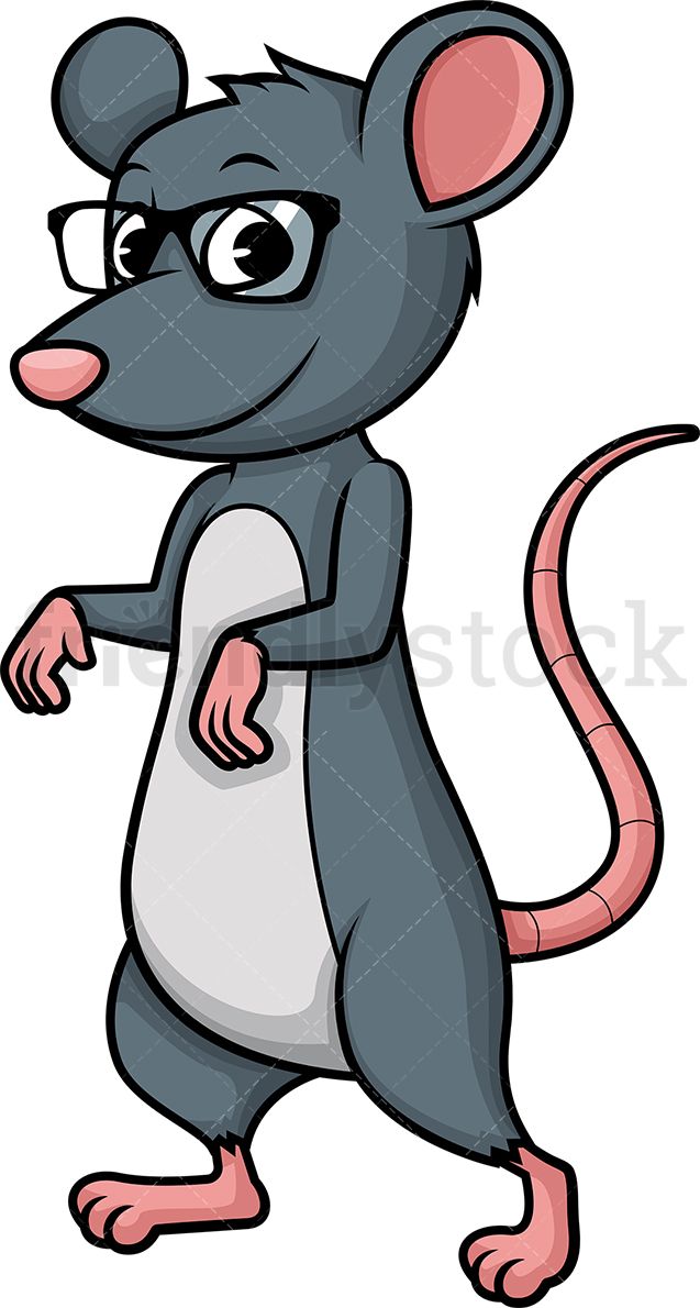 Mouse with glasses.